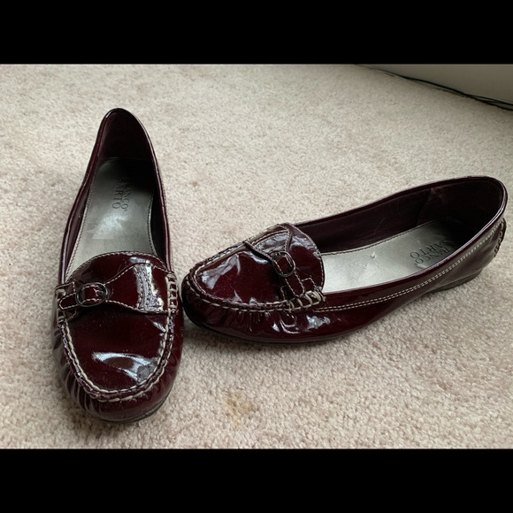 Franco Sarto patent leather loafers SZ 7 1/2 - Picture 3 of 3